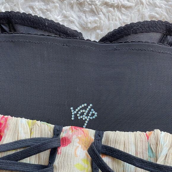 SOLD VDP Collection Italy silk lace-up corset fairy grunge dress goth whimsigoth - Picture 8 of 17